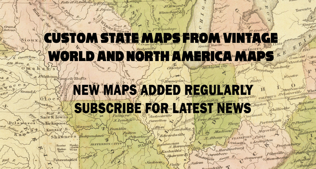 Vintage State Maps